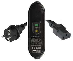 Black 2.5 meters C13 cord